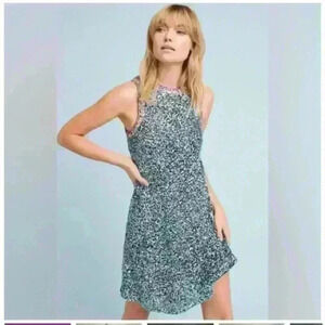 Virun Bahl Sequin Dress by Anthropologie